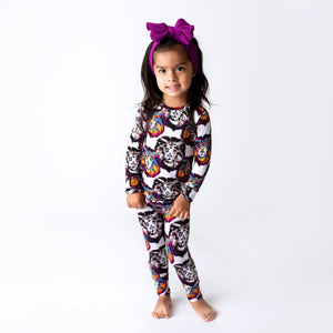 Baby Kids Bamboo Pajamas — I Ain't Lion Two-Piece Pajama Set - Long Sleeves — Image 1