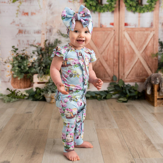 Sweet Egg-Scape Romper
