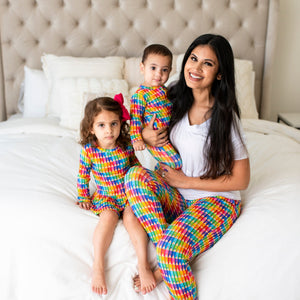 Baby Kids Bamboo Pajamas — Pencil Me In Mama Pants — Image 1