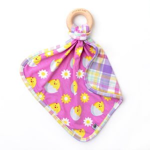 Baby Kids Bamboo Pajamas — Chick Flick Lovey — Image 1