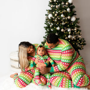 Baby Kids Bamboo Pajamas — Treemendously Bright Men's Shirt — Image 1