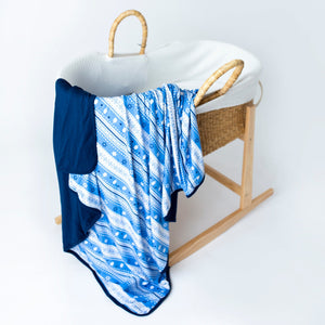 Baby Kids Bamboo Pajamas — Love You a Latke Bum Bum Blanket — Image 1