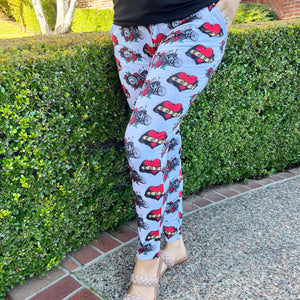 Baby Kids Bamboo Pajamas — Petal to the Metal Mama Pants — Image 1