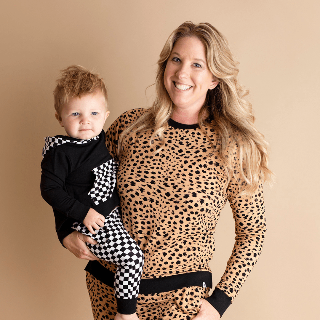 Leopard Mama Crew Neck Sweatshirt FINAL SALE