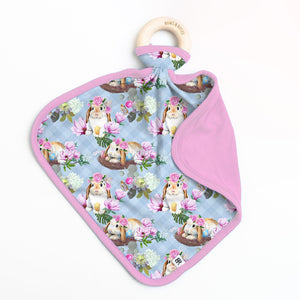 Baby Kids Bamboo Pajamas — Sweet Egg-Scape Lovey — Image 1