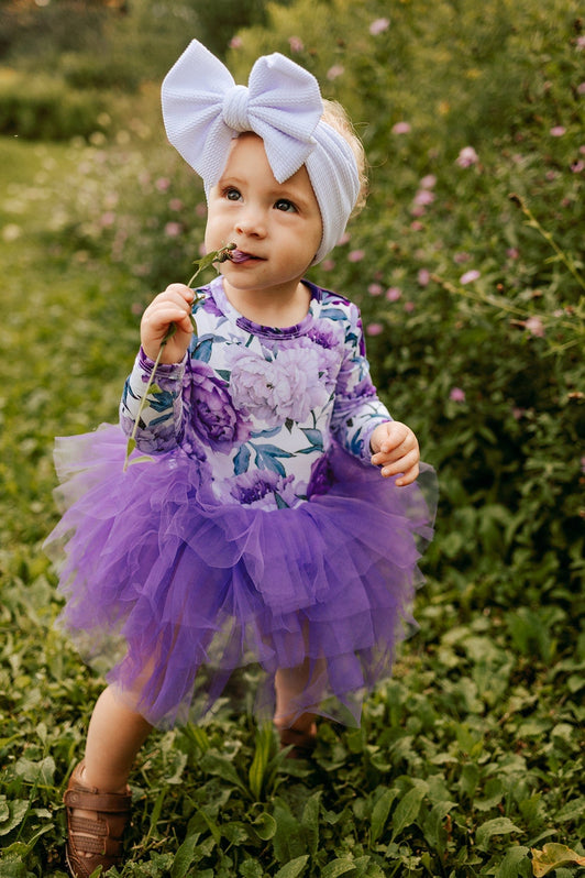 You're Peony One For Me Tulle Tutu Dress - Long Sleeves