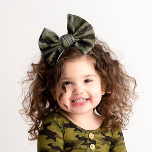 Baby Kids Bamboo Pajamas — Roger That Nylon Bow — Image 1