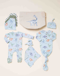 Baby Kids Bamboo Pajamas — Cuddle-saurus Essential Bundle — Image 1