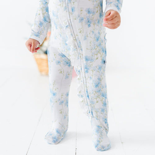 Forget Me Not Ruffle Footie - Image 4 - Bums & Roses