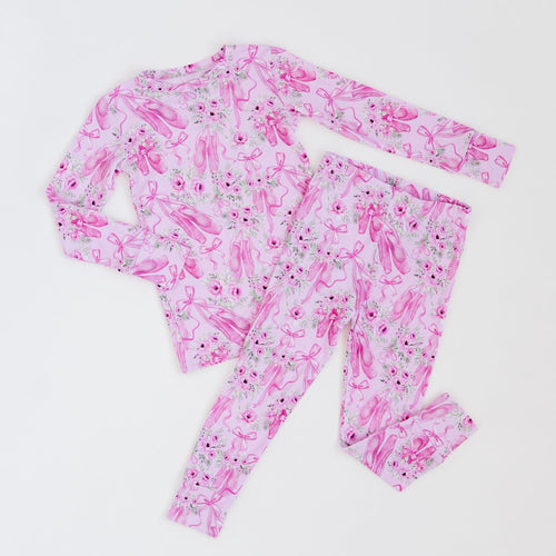 Ballet Blooms Two-Piece Pajama Set - Image 2 - Bums & Roses