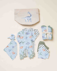 Baby Kids Bamboo Pajamas — Cuddle-saurus Signature Bundle — Image 1