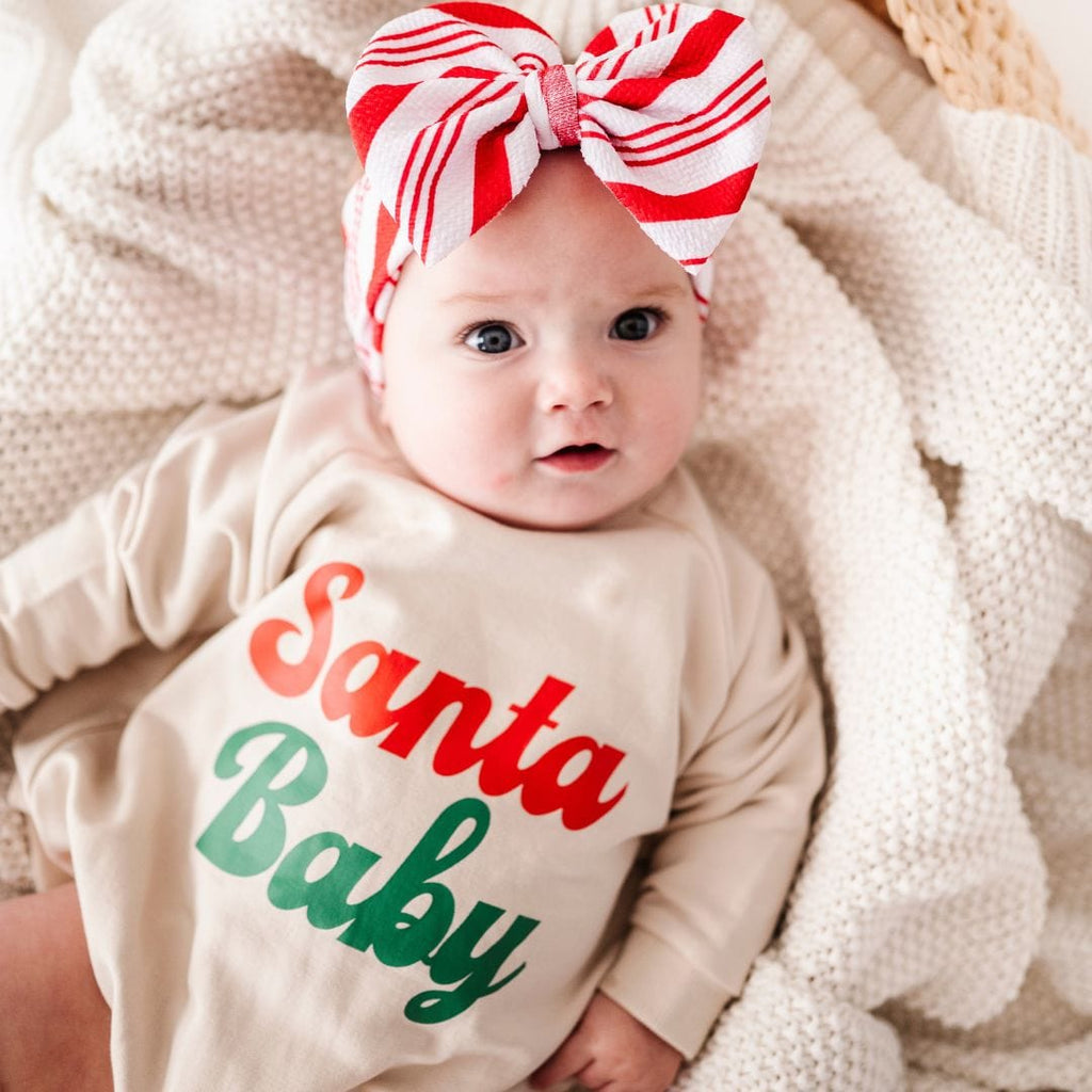 Santa baby girl on sale outfit