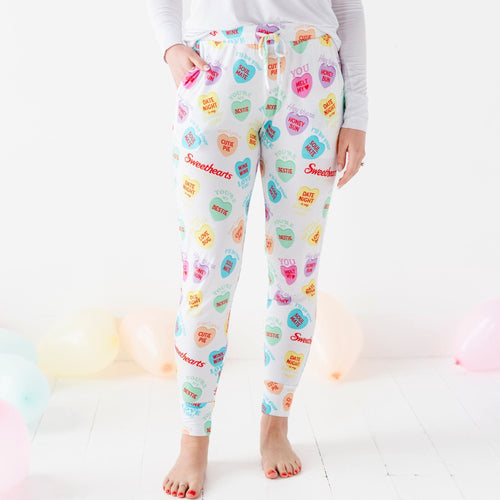 Sweethearts® Colorful Candy Hearts Women's Pants - Image 6 - Bums & Roses