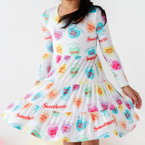 Sweethearts® Colorful Candy Hearts Girls Dress & Shorts Set - Image 6 - Bums & Roses