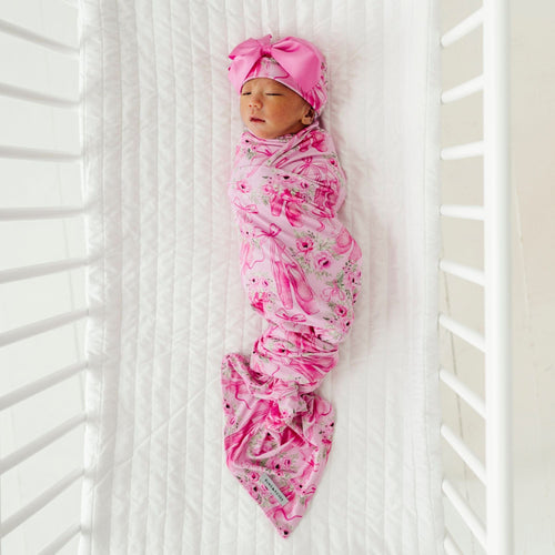 Ballet Blooms Swaddle & Bow Beanie - Image 5 - Bums & Roses