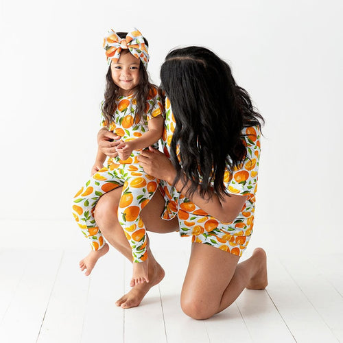 Orange You Sweet Two-Piece Pajama Set - Image 10 - Bums & Roses