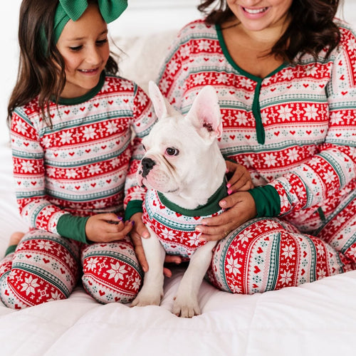 Baby Kids Bamboo Pajamas — Up To Snow Good Mama Shirt — Image 12