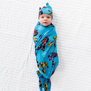 Swaddle Beanie Set Transformers™ Autobots & Decepticons - Image 1 - Bums & Roses