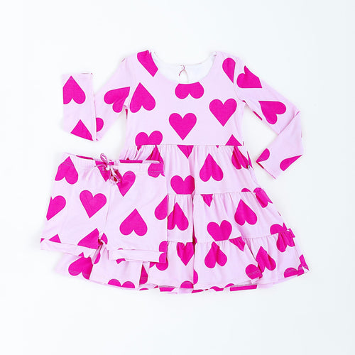 Perfectly Pink Girls & Shorts Dress - Image 2 - Bums & Roses