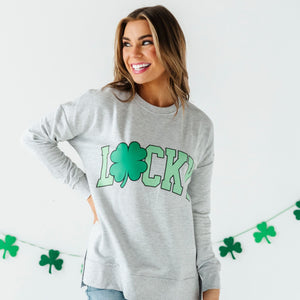 Lucky Women's Crew Neck Sweatshirt - Image 4 - Bums & Roses