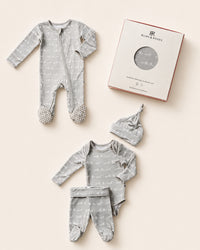 Baby Kids Bamboo Pajamas — Worth The Wait Essential Bundle — Image 1