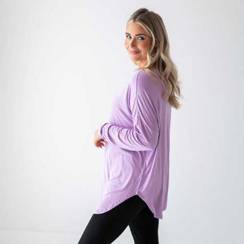 Lavender Mama Long Sleeves Shirt - Image 4 - Bums & Roses