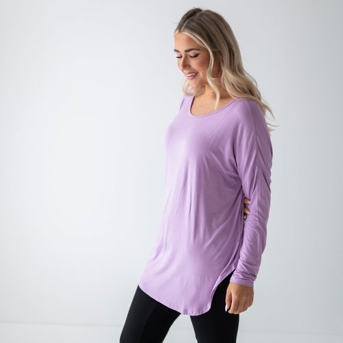 Lavender Mama Long Sleeves Shirt - Image 3 - Bums & Roses