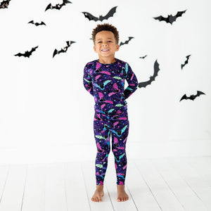 Bat Attitude Two-Piece Pajama Set