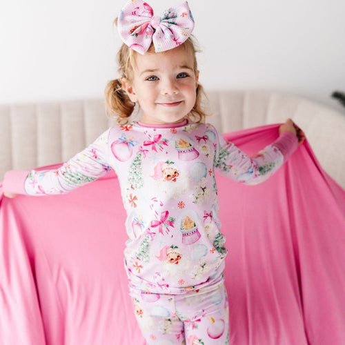 Merry Little Pinkmas Two-Piece Pajama Set - Image 9 - Bums & Roses