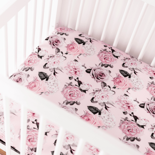 Make Me Blush Crib Sheet - Image 2 - Bums & Roses