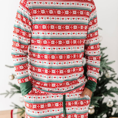 Baby Kids Bamboo Pajamas — Up To Snow Good Men's Shirt — Image 16