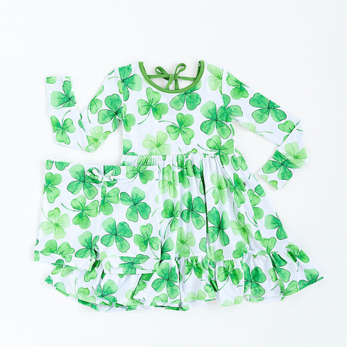 Happy Go Lucky Girls Dress & Shorts Set - FINAL SALE - Image 2 - Bums & Roses