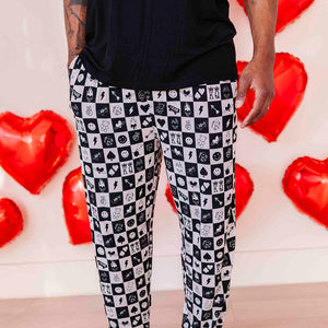 Bums & Roses - Baby & Kids Bamboo Pajamas - What the Spade Men's Lounge Pants - Image 1