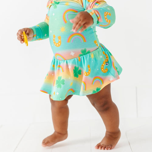 Clover the Rainbow Ruffle Dress - Image 5 - Bums & Roses