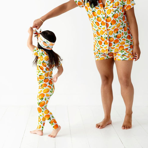 Orange You Sweet Two-Piece Pajama Set - Image 9 - Bums & Roses