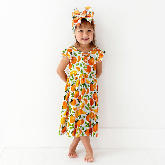 Orange You Sweet Girls Dress