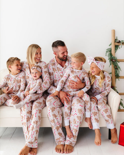 Baby Kids Bamboo Pajamas — Baking Spirits Bright Lovey + Plush — Image 2