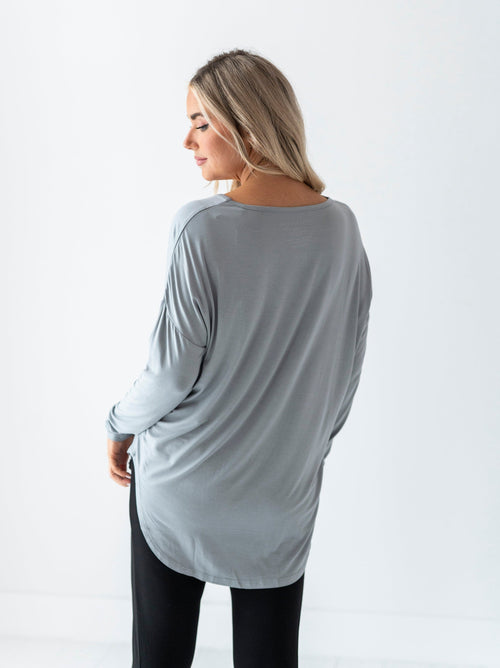 Dark Grey Mama Long Sleeves Shirt - Image 14 - Bums & Roses