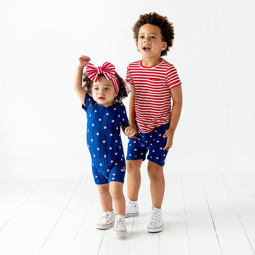 Party in the USA Toddler T-shirt & Shorts Set - FINAL SALE - Image 4 - Bums & Roses