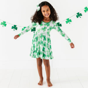 Happy Go Lucky Girls Dress & Shorts Set - FINAL SALE - Image 1 - Bums & Roses