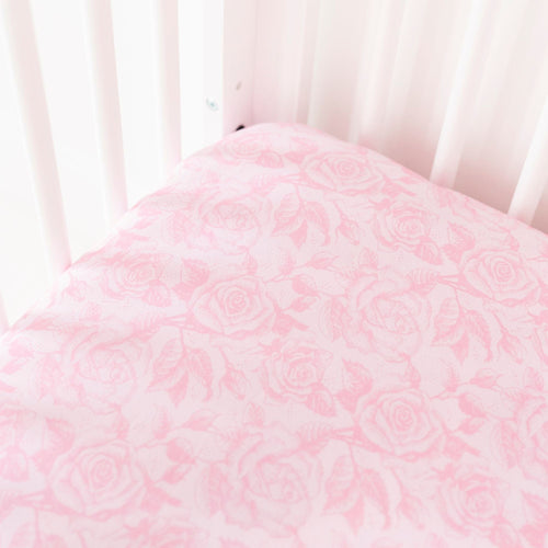 Whispering Roses Crib Sheet - Image 4 - Bums & Roses