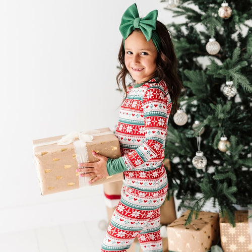 Bums & Roses - Baby & Kids Bamboo Pajamas - Up To Snow Good Two-Piece Pajama Set - Image 31