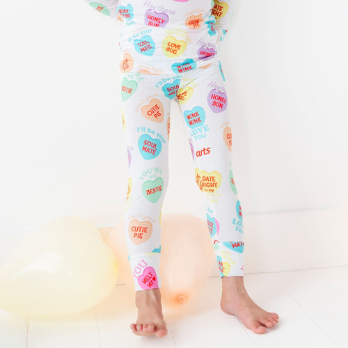 Sweethearts® Colorful Candy Heart Two-Piece Pajama Set - Image 9 - Bums & Roses