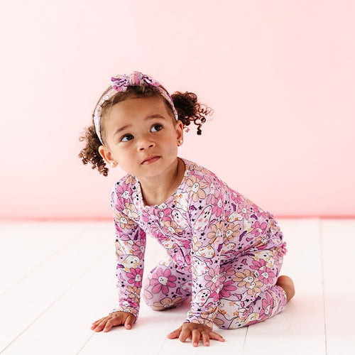 Let's BOOgie Ruffle Romper - Image 2 - Bums & Roses