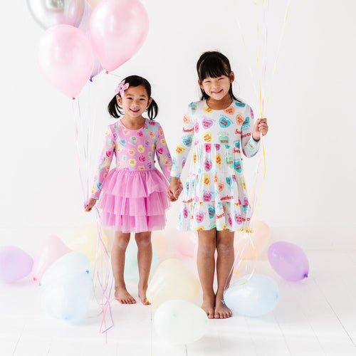 Sweethearts® Colorful Candy Hearts Girls Dress & Shorts Set - Image 4 - Bums & Roses