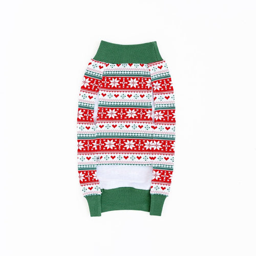 Baby Kids Bamboo Pajamas — Up To Snow Good Dog Sweater — Image 10