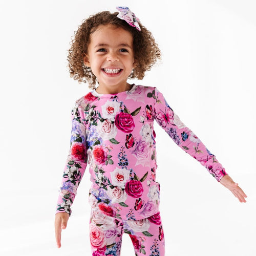 Make My Heart Flutter Two-Piece Pajama Set - Image 4 - Bums & Roses