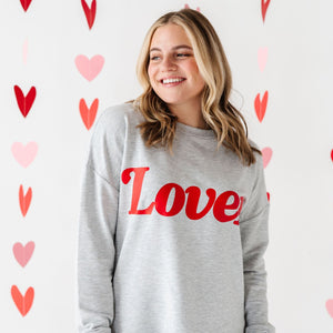 Lover Women's Crew Neck Sweatshirt - Image 1 - Bums & Roses