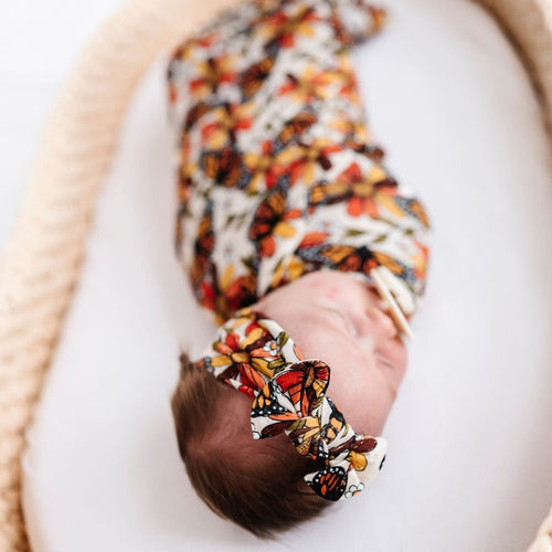 Change is BeautiFALL Swaddle Headwrap Set - Image 4 - Bums & Roses