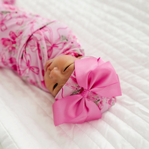Ballet Blooms Swaddle & Bow Beanie - Image 4 - Bums & Roses